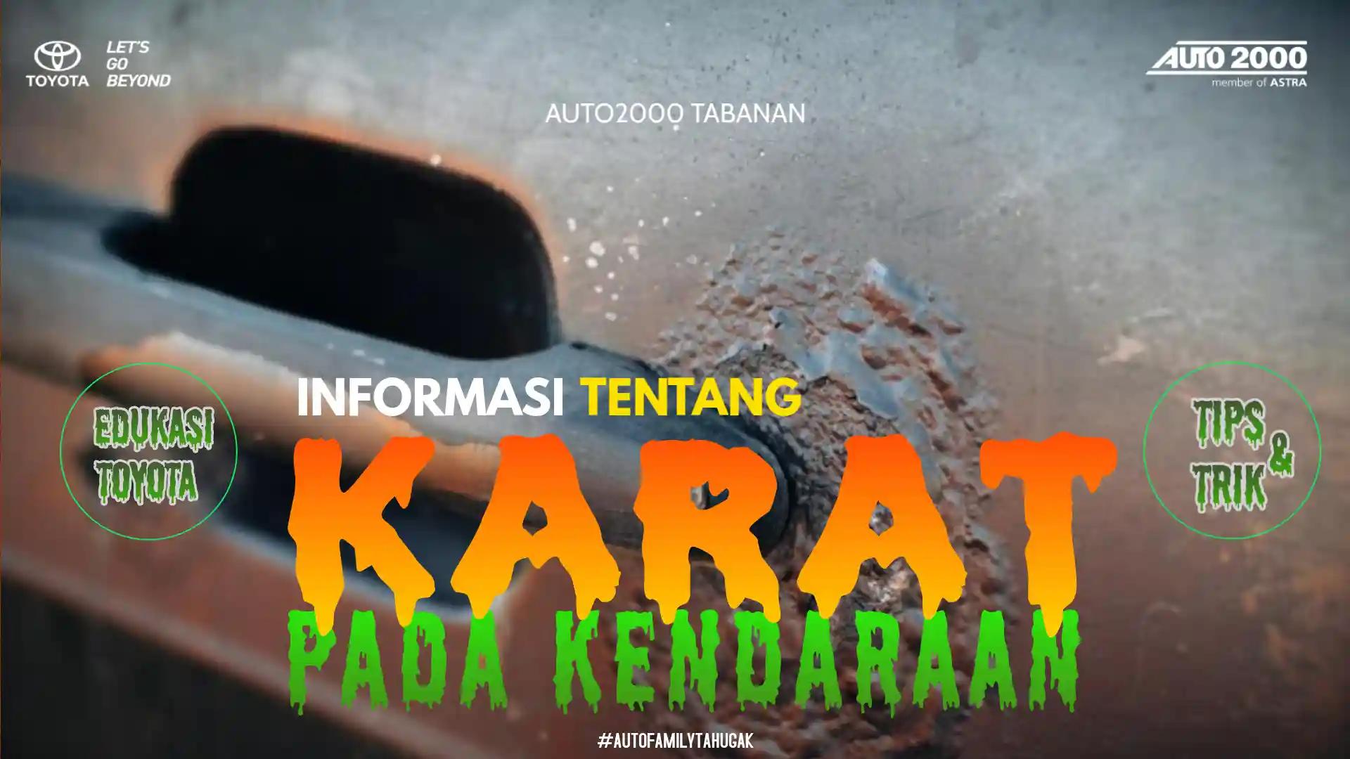 KV Informasi tentang karat pada kendaraan.webp