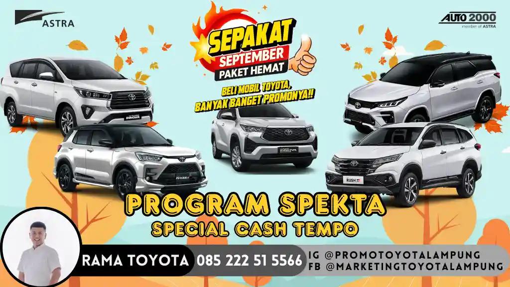 Toyota Cash Tempo 1 Tahun, Promo Toyota bunga 0%, Program Toyota terbaru 2025, Promo pembelian mobil Toyota, Toyota bunga 0% 1 tahun