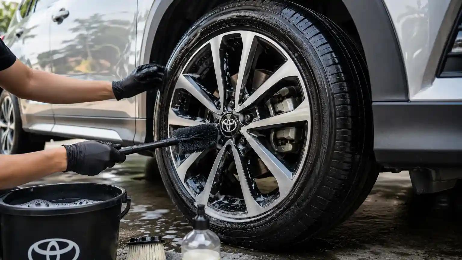 Cara membersihkan sela velg mobil dengan aman tanpa baret