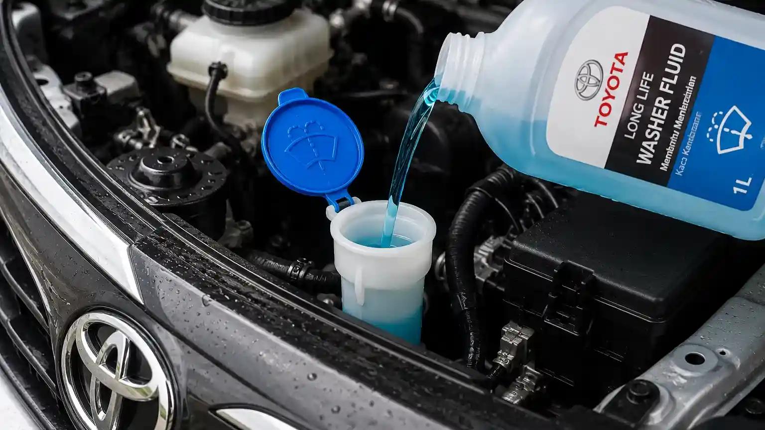 Cara memilih cairan washer mobil untuk cuaca panas