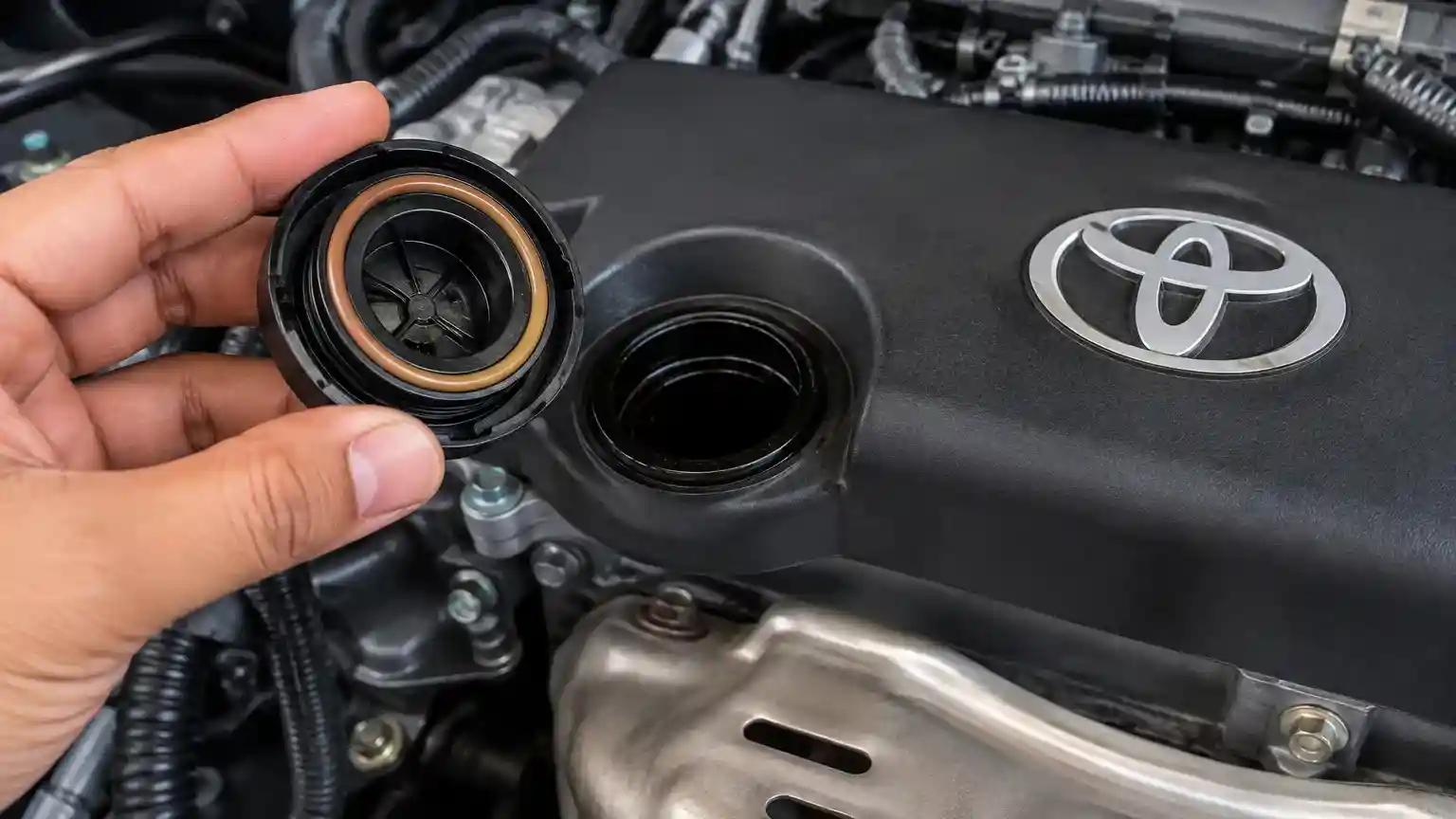 Pemeriksaan gasket tutup oli mesin untuk mencegah rembesan oli