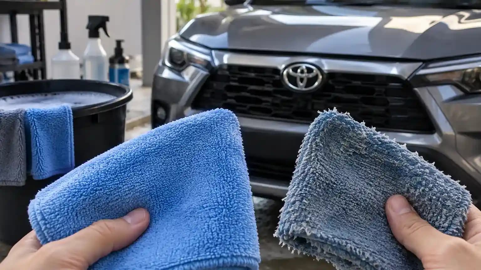 Microfiber mobil menjadi kasar setelah dicuci berkali-kali