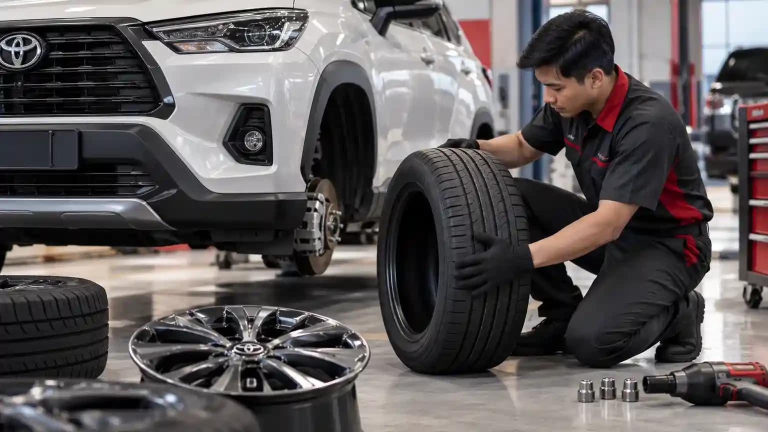 Cara memastikan ukuran ban dan velg mobil benar-benar cocok